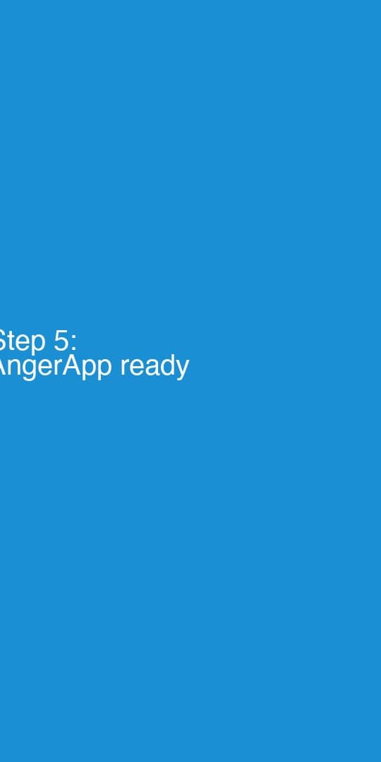 AngerApp ist bereit